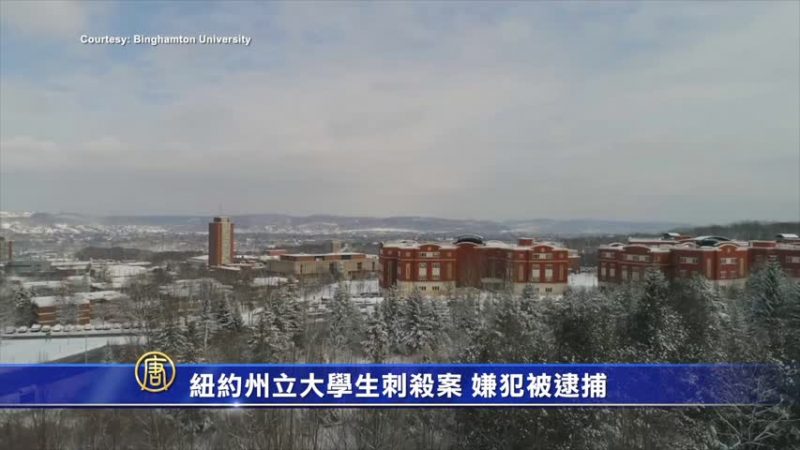 纽约州立大学生刺杀案 嫌犯被逮捕