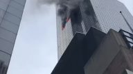川普大厦起火原因查明 消防局：线路过载