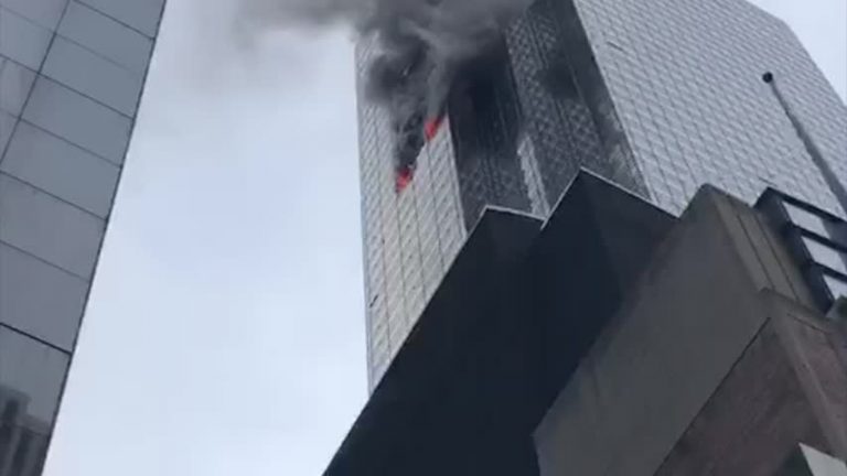 川普大廈起火原因查明 消防局：線路過載