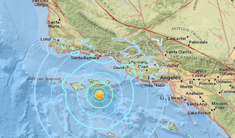 洛杉磯發生5.3級地震 南加州近年最強震動