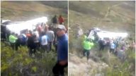 秘鲁小巴失控翻落山坡 2德国客身亡
