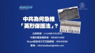 【预告】热点互动：中共为何急推“英烈保护法”？