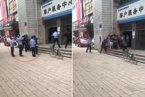 中共湖北警察連開3槍打不中嫌犯 辯稱「鳴槍示警」