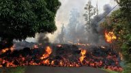 夏威夷火山持续喷发 熔岩噬数十栋建筑