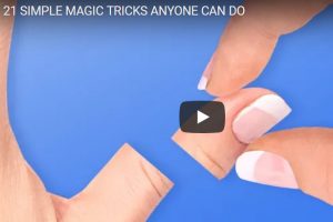 21個簡單的魔術技巧 看完你也會變魔術（視頻）