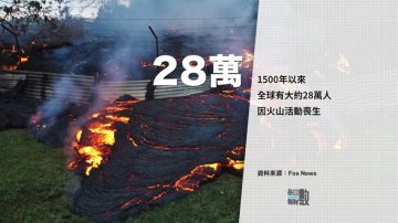 每日新鮮數-火山致死人數