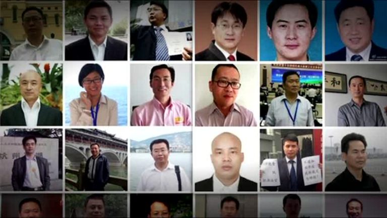 中共當局持續打壓 又三名維權律師被吊照