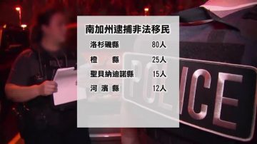 移民海关执法局 南加州逮捕162人