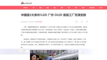 【禁聞】想在廣州辦廠？中方要LG轉讓技術