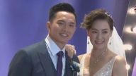 刘雨柔婚宴走格斗风 曾国城等友人到场祝贺