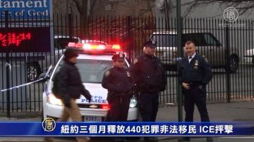 纽约三个月释放440犯罪非法移民 ICE抨击