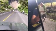 火山灰追着人跑 勇敢父子13次衝入救人