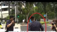 招架不住 朝鮮記者成為圍觀追逐對象