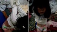 陸女童遭家暴被反綁虐打 不求饒也不哭鬧（視頻）
