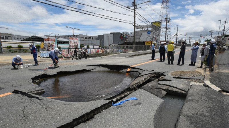 大阪強震瓦斯停供醫護忙亂 學者籲未來一週注意強震