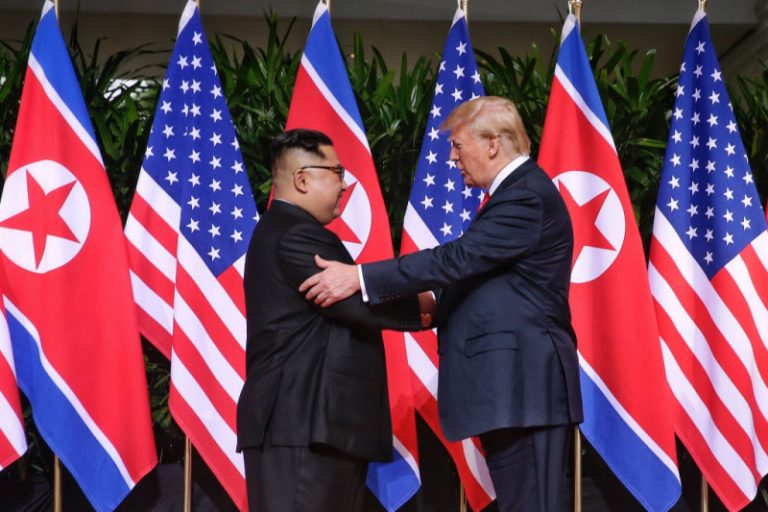 示好美國 朝鮮川金會後撤除「反美」文宣