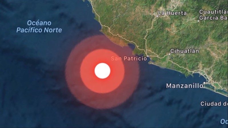 墨西哥外海发生6.1强震 深度10公里暂无灾情