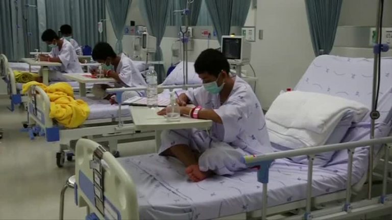 泰獲救少足隊員狀況良好 週四出院