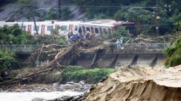 日本暴雨成灾 河川氾滥土石崩落酿35死47人失踪