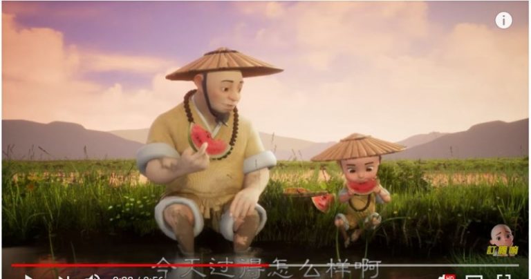 【一禪小和尚】插秧——快樂其實很簡單！（視頻）