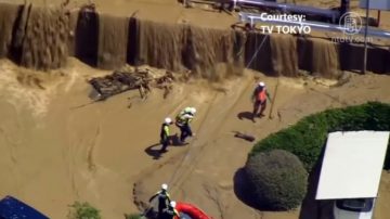 日本洪水致死150人以上 超20万人缺饮水