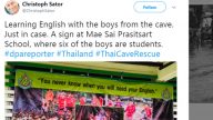 泰受困少年全靠他溝通 學校鼓勵學生「學英文」