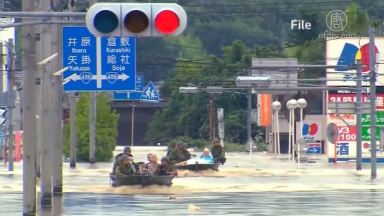 日本洪災2百人死亡 安倍承諾讓災民儘快回家