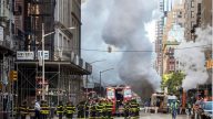 紐約曼哈頓蒸氣爆炸 五大道被炸出大坑
