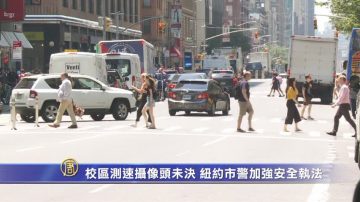 校区测速摄像头未决 纽约市警加强安全执法