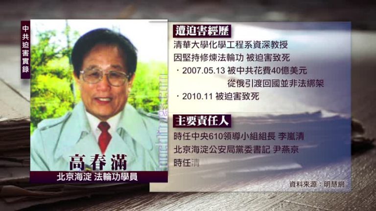 中共迫害實錄：高春滿