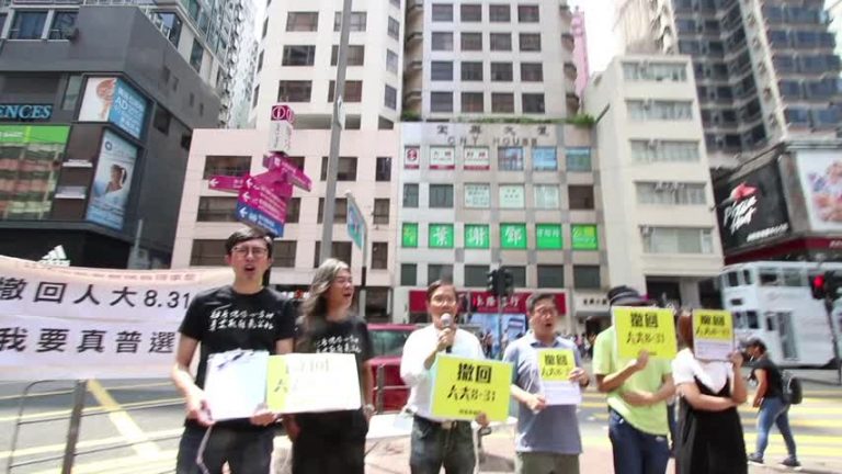 港政黨促重啟政改 取消功能組別