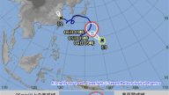 颱風珊珊或直撲東京 高壓影響路徑可能改變