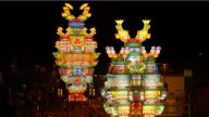 日本逾24米城郭燈 華麗亮相七夕不夜城（視頻）