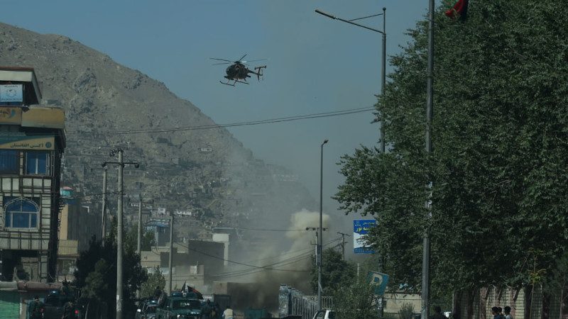 多枚火箭彈攻擊 阿富汗使館區硝煙瀰漫