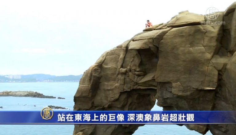 站在東海上的巨象 深澳象鼻岩超壯觀