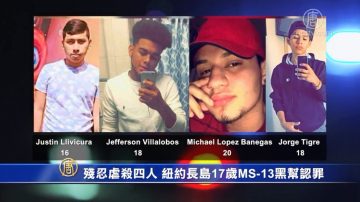 殘忍虐殺四人 紐約長島17歲MS-13黑幫認罪