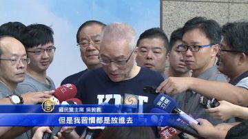 国民党助选活动 吴敦义穿衣方式引关注