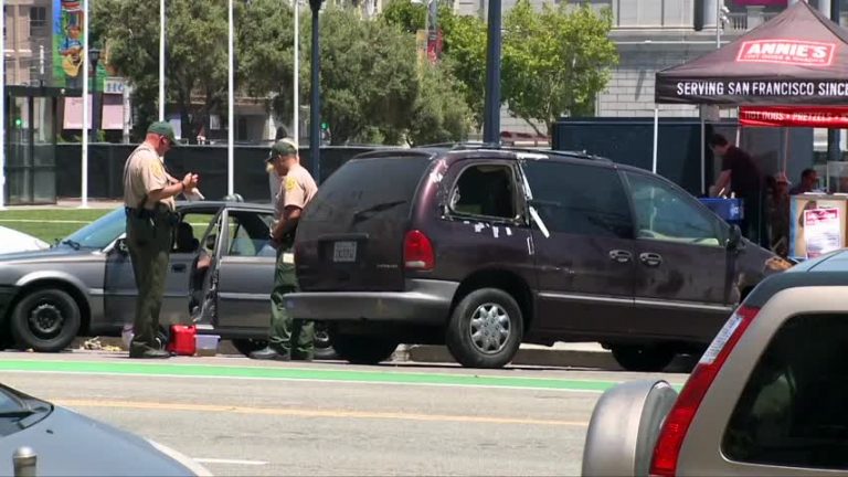 調查舊金山砸車盜竊 記者車竟被砸