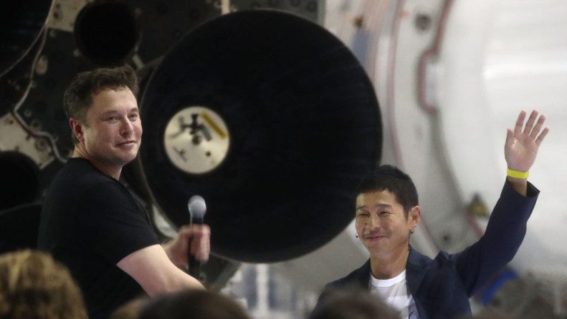 首位奔月神祕乘客 SpaceX：日本億萬富豪