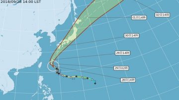 颱風潭美急轉加速北上 預計貫穿全日本