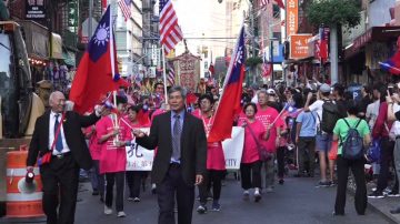 107年中华民国双十国庆 纽约华埠盛大庆祝