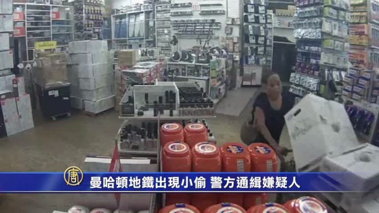 曼哈頓地鐵出現小偷 警方通緝嫌疑人