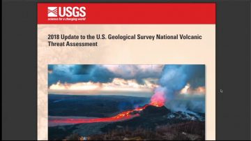 USGS：美西18座火山爆发风险高