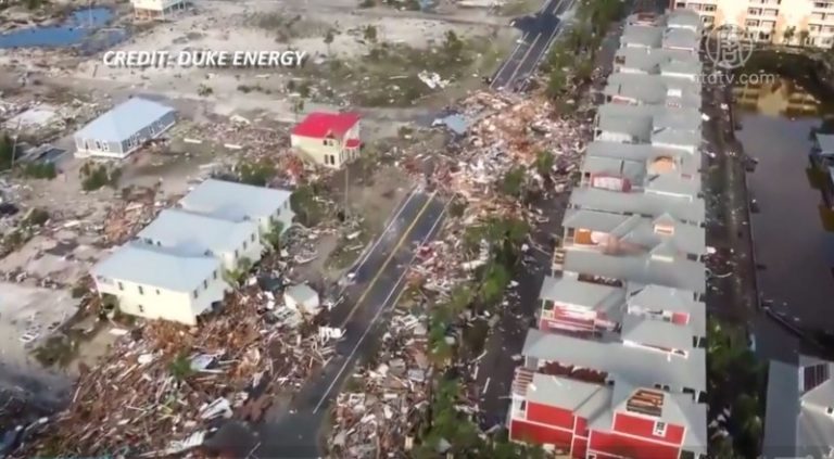 邁克爾颶風過後滿目瘡痍 至少11人死