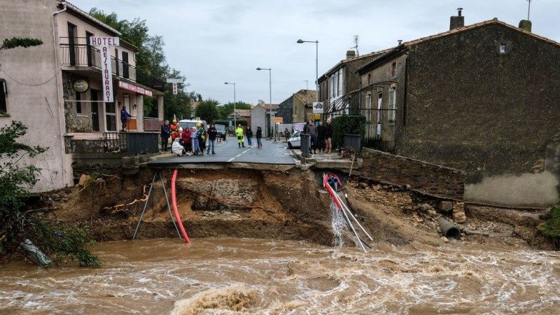 法國西南部降暴雨 村莊遭暴洪侵襲至少13死