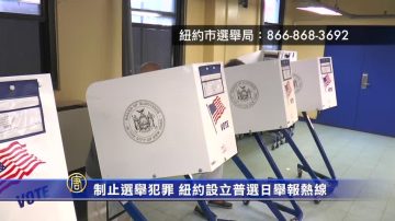 制止選舉犯罪 紐約設立普選日舉報熱線