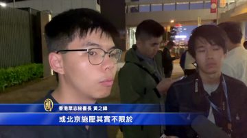 香港众志疑中共施压联合国删意见书