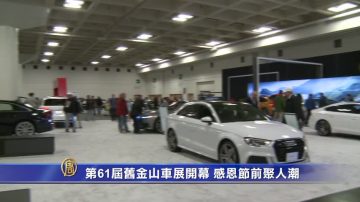 第61屆舊金山車展開幕 感恩節前聚人潮