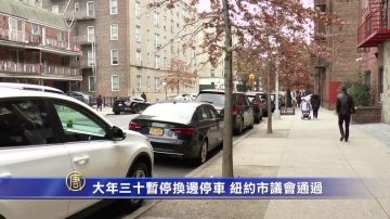 大年三十暂停换边停车 纽约市议会通过