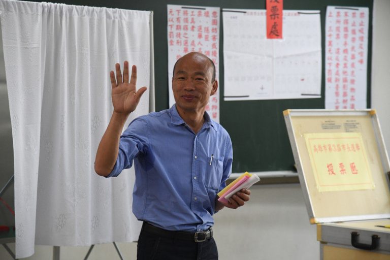 民眾熱情簇擁投票 韓國瑜：謙虛面對結果